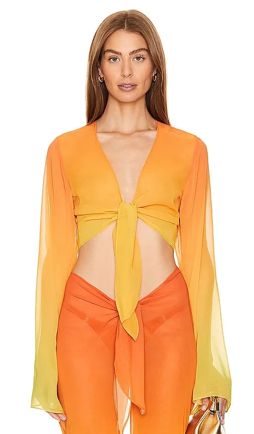 Bananhot x REVOLVE Lily Top in Orange