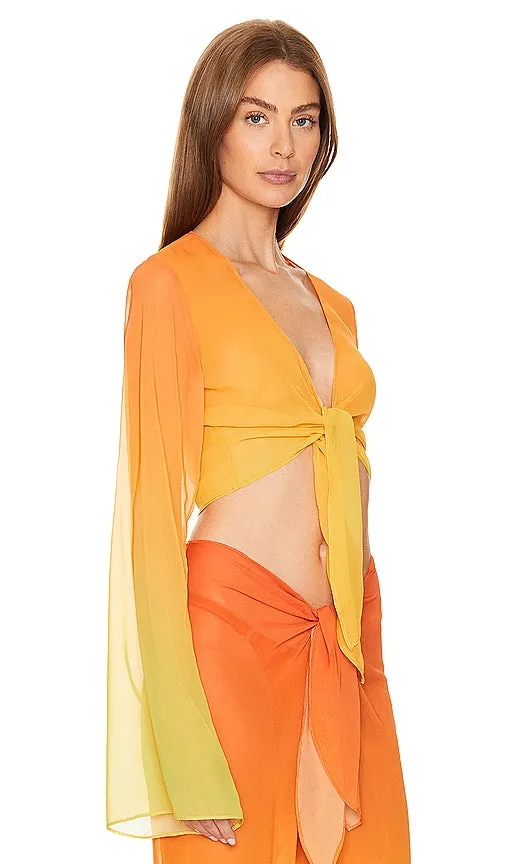 Bananhot x REVOLVE Lily Top in Orange