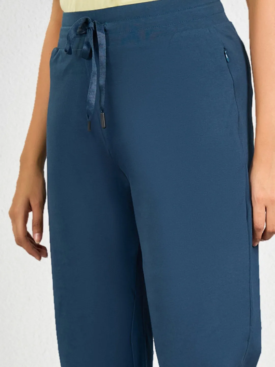 Blue Solid CR Track Pant