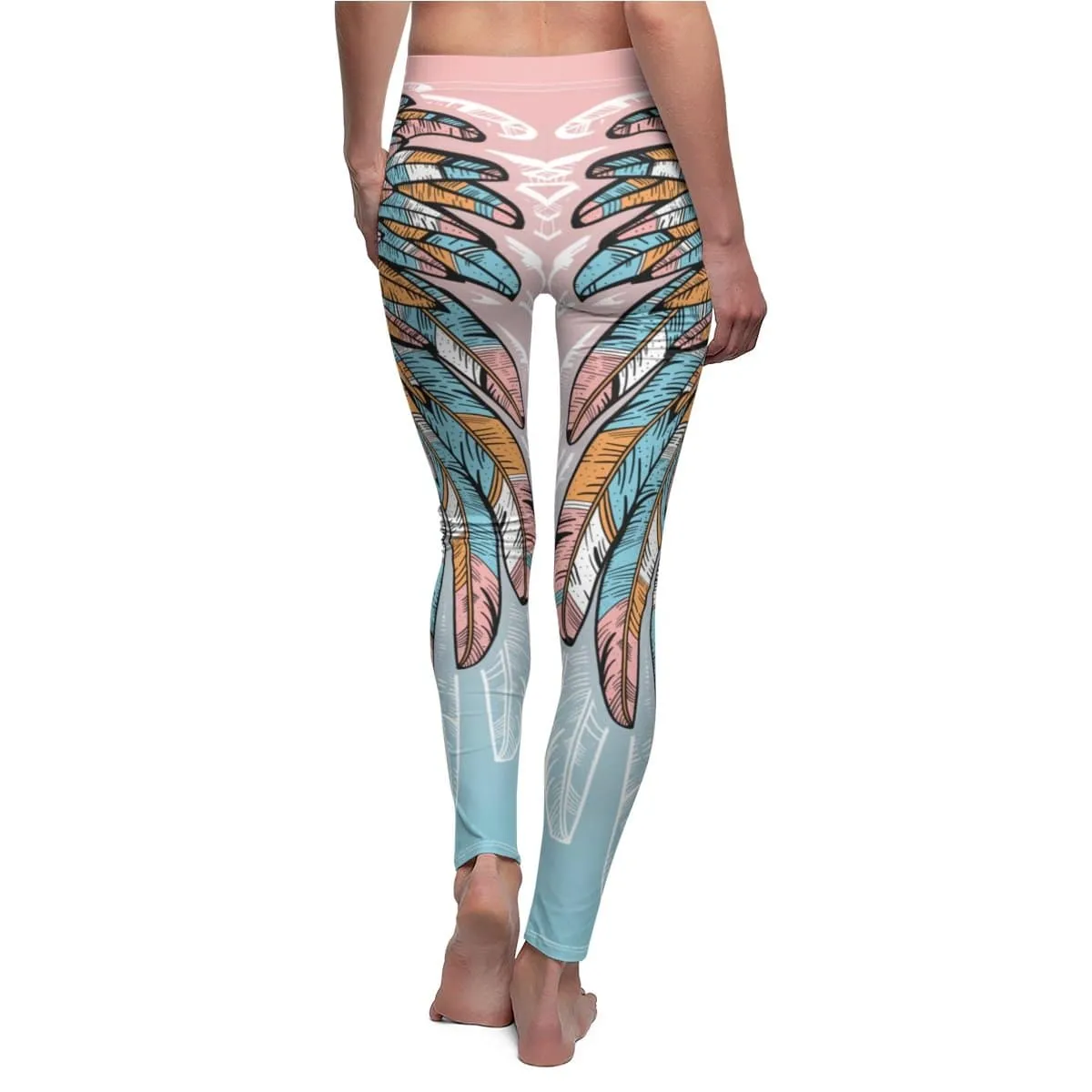 Boho Tribal Wing Yoga Pants