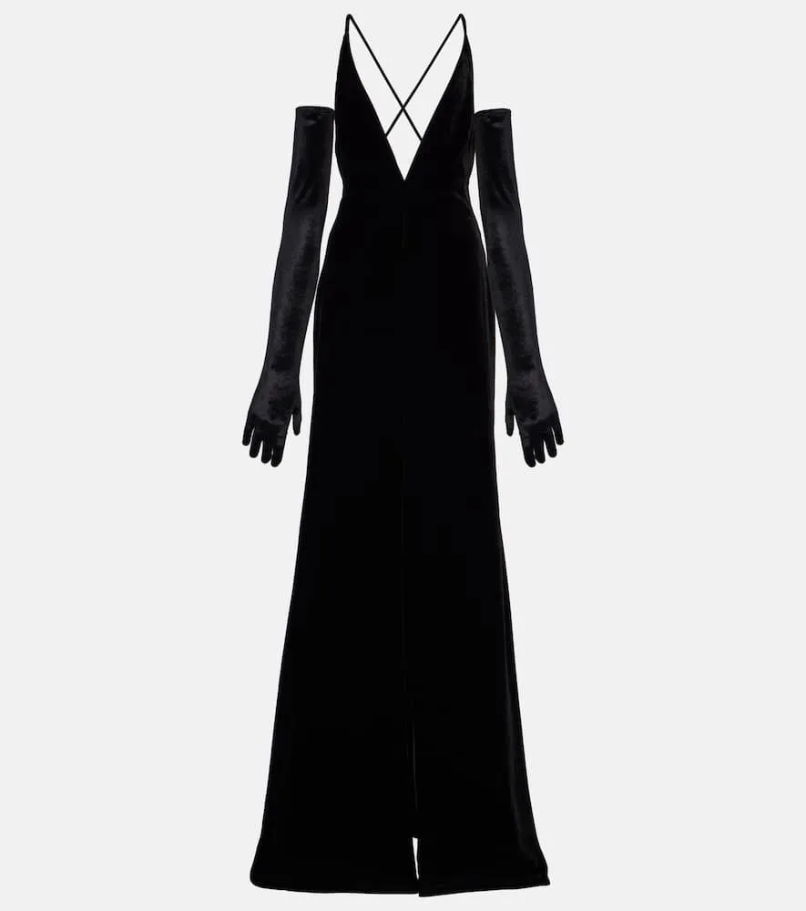 Costarellos Velvet gown