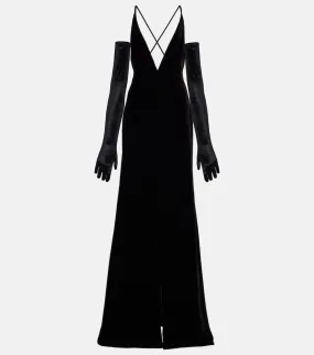 Costarellos Velvet gown