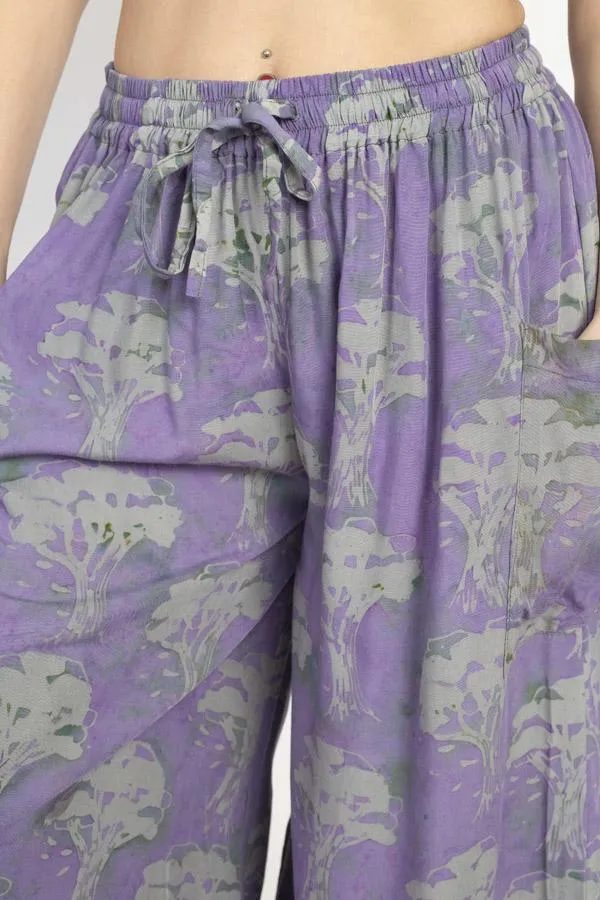 Tree of Life Oversized Crop Pants