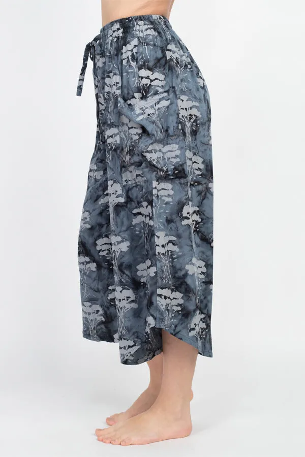 Tree of Life Oversized Crop Pants