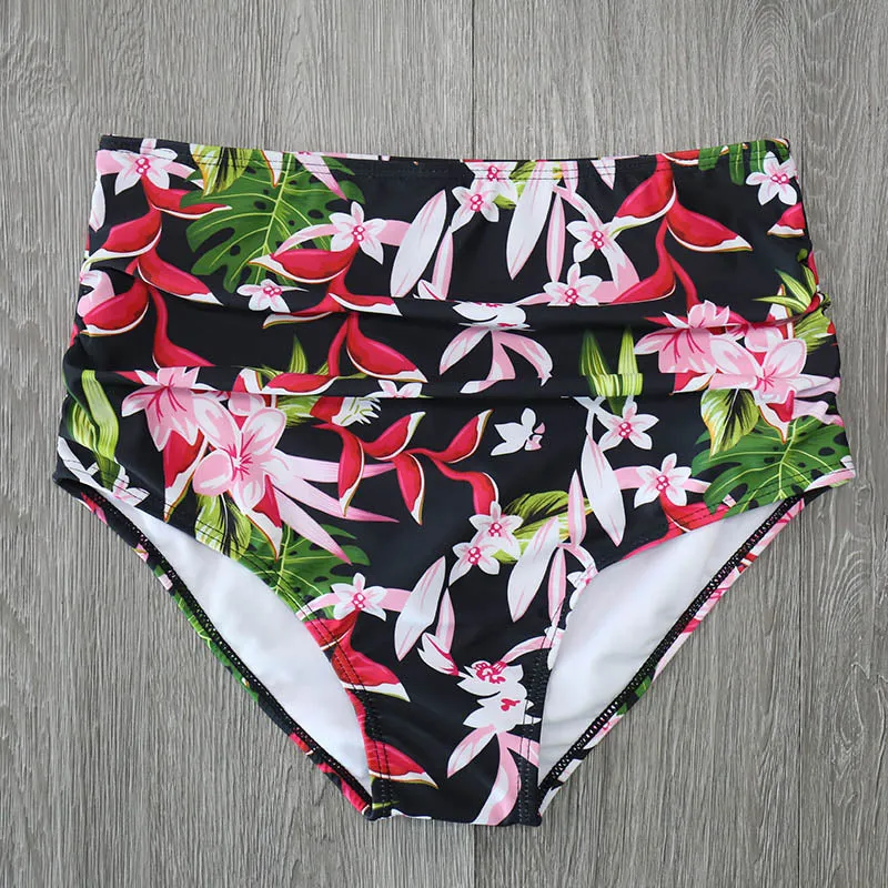 VenusFox Vintage High Waist Push Up Bikini Set
